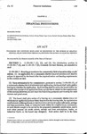 Concerning the Continued Regulation of Institutions by the Division of Financial Services, and, in Connection Therewith, Extending the Division of Financial Services.