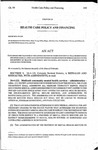 Concerning the Transfer of the Administration of Community Mental Health Services to Specified Medical Assistance Recipients from the Department of Human Services to the Department of Health Care Policy and Financing, and Making an Appropriation in Connection Therewith.