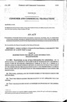 Concerning Consumer Protections Regarding Financial Matters, and, in Connection Therewith, Limiting the Use of Lender Information in Solicitations and Expanding the Definition of Security Accounts for the Purposes of Nonprobate Transfers upon Death.