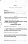 Concerning the Authorization of Institute Charter Schools by the State Charter School Institute, and Making an Appropriation Therefor.