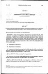 Concerning Implementation of Recommendations of the Committee on Legal Services in Connection with Legislative Review of Rules and Regulations of State Agencies.