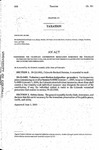 Concerning the Voluntary Contribution Designation Benefiting the Colorado Watershed Protection Fund, and, in Connection Therewith, Extending the Period for the Contribution Designation.