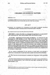 Concerning the Appointment of Individuals by the Court in Domestic Relations Proceedings to Assist in the Resolution of Issues Related to Children.