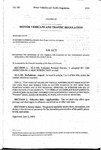 Concerning the Definition of Toy Vehicle for Purposes of the Prohibition Against Operating a Toy Vehicle on a Public Road.