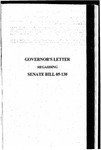 Governor's Letter Regarding Senate Bill 05-130