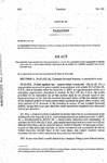 Concerning the Amount of the Fair Market Value of a Conservation Easement in Gross Donated to a Nonprofit Entity that May Be Claimed as a Credit Against the State Income Tax.