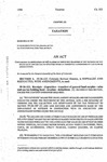 Concerning Clarification of the Manner in Which the Transfer of Net Revenue of the State Sales and Use Tax to Specified Funds as Currently Authorized by Law Is to Be Administered.