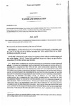 Concerning an Expansion of Water Jedges' Jurisdiction to Address the Effects of a Water Right Adjudication on Water Quality.