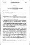 Concerning Necessary Changes to Statutes to Comply with Federal Law Regarding Placement of a Child Outside of the Home, and Making an Appropriation Therefor.