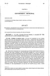 Concerning a Requirement that Notice Be Provided in Connection with the Filing of a Petition for Municipal Incorporation.