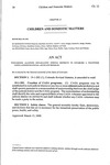 Concerning Allowing Nonadjacent Judicial Districts to Establish a Volunteer Court-Appointed Special Advocate Program.