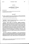 Concerning Authorization for County Governments to Consider Transportation Factors in Reviewing an Application for Land Use Approvals in Connection with the Siting of a Facility for Persons with Special Needs.