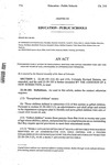 Concerning Early Access to Educational Services for Gifted Children Who Are Less than Six Years of Age, and Making an Appropriation Therefor.