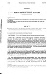 Concerning Changes to the Colorado Statutes to Comply with Federal Waiver Requirements Associated with Persons with Developmental Disabilities.