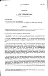 Concerning the Waiver of Certain Eligibility Conditions for Unemployment Insurance Benefits for Unemployed Individuals Attached to Regular Jobs.