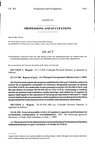 Concerning Continuation of the Regulation of Administration of Medication by Unlicensed Persons, and Making an Appropriation in Connection Therewith.