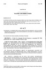 Concerning an Authorization of Pilot Projects for the Beneficial Use of Captured Precipitation in New Real Estate Developments, and Making an Appropriation in Connection Therewith.