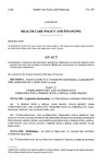 Concerning a Program for Providing Additional Therapies to Certain Persons with Disabilities Who Are Eligible to Receive Medicaid, and Making an Appropriation in Connection Therewith.