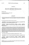 Concerning the Use of Tobacco Revenues Generated Under Section 21 of Article X of the State Constitution in a State Fiscal Emergency, and Making an Appropriation Therefor.