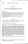 Concerning Requiring Statewide Agreements for the Transfer of Two-Year Degrees Among All State Institutions of Higher Education in Colorado.