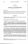 Concerning Changes to Crimes Involving Controlled Substances, and Making an Appropriation in Connection Therewith.