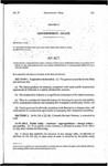 Concerning a Requirement that a Public Entity Have Appropriations Available to it Prior to the Performance of Any Work Conducted by a Contractor Pursuant to a Change Order.