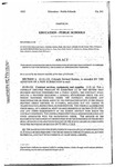 Concerning Background Checks for Employers of Entities that Contract to Perform Services for Public Schools, and Making an Appropriation Therefor.