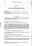 Concerning Expanding Those Persons Eligible as Guardians in the Guardianship Assistance Program to Include Persons Ascribed by the Family as Having a Family-Like Relationship with the Child.