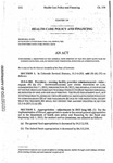 Concerning a Reduction in the General Fund Portion of the Per Diem Rates Paid to Nursing Facilities, and, in Connection Therewith, Making an Appropriation.