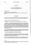 Concerning the Consolidation of Cash Funds Administered by the Division of Water Resources, and, in Connection Therewith, Making an Reducing Appropriations.