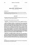 Concerning Community College Two-Year Degree Programs in Certain Health Care Fields Without a Student Transfer Agreement.