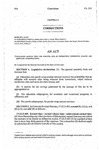 Concerning Earned Time for Inmates, and, in Connection Therewith, Making and Reducing Appropriations.