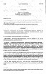 Concerning Continuation of Enhanced Unemployment Insurance Benefits for Unemployed Individuals Participating in Approved Training Programs, and, in Connection Therewith, Making an Appropriation.