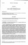 Concerning Measures to Increase the Timely Completion of Postsecondary Degrees, and, in Connection Therewith, Making an Appropriation.