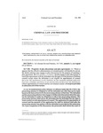 Concerning Appointment of Legal Counsel During Plea Negotiations for Indigent Adult Defendants, and, in Connection Therewith, Making an Appropriation.