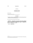 Concerning a Supplemental Appropriation to the Offices of the Governor, Lieutenant Governor, and State Planning and Budgeting.