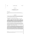 Concerning Authorization for the State Treasurer to Loan to the State Historical Society for Public Display Items Presented to the Governor as Gifts to the State.