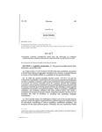 Concerning Campaign Contribution Limits That are Applicable to Candidate Committees for Candidates who Are Not Affiliated with a Major Political Party.