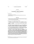 Concerning the Ability of the Colorado New Energy Improvement District to Arrange Financing for Water Conservation Fixtures.