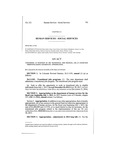 Concerning an Extension of the Transitional Jobs Program, and, in Connection Therewith, Making and Reducing Appropriations.