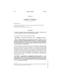 Concerning Measures to Improve the Performance of District Attorneys, and, in Connection Therewith, Making and Reducing Appropriations.