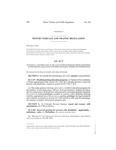 Concerning a Recodification of the Laws Governing Reserved Parking for Persons with Disabilities, and, In Connection Therewith, Making and Reducing Appropriations.