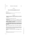 Concerning Continuation of the Controlled Substances Abuse Act, and, in Connection Therewith, the Treatment of Controlled Substances Abuse and Making an Appropriation.