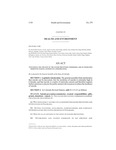 Concerning the Creation of the Suicide Prevention Commission, and, in Connection Therewith, Making and Reducing Appropriations.