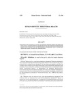 Concerning the Transition of Youth Ages Eighteen Through Twenty-One Who Have Intellectual and Developmental Disabilities to the Adult Program of Services for Persons with Intellectual and Developmental Disabilities, and, in Connection Therewith, Making and Reducing Appropriations.