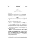 Concerning the Alignment of the Colorado Statutes with the Federal 