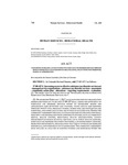 Concerning Increasing Access to Effective Substance Use Disorder Services Through Designated Regional Managed Service Organizations, and, in Connection Therewith, Making an Appropriation.