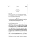 Concerning Modifications to the Colorado Low-Income Housing Tax Credit, and, in Connection Therewith, Extending the Period During Which the Colorado Housing and Finance Authority May Allocate Low-Income Housing Tax Credits.