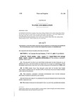 Concerning a Study Regarding the Creation of Additional Water Storage in the South Platte River Basin, and, in Connection Therewith, Making an Appropriation.