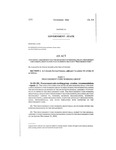 Concerning a Requirement that the Department of Personnel Create a Procurement Code Working Group to Study Ways to Improve the State's 